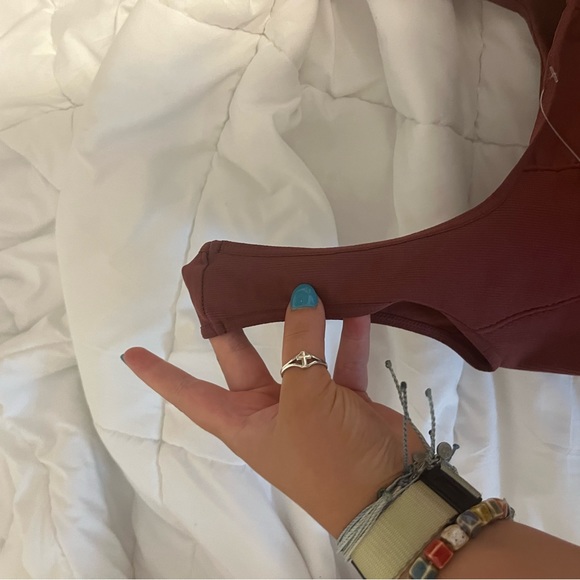 Free People Good Karma Flared ONESIE NWT - Picture 4 of 13